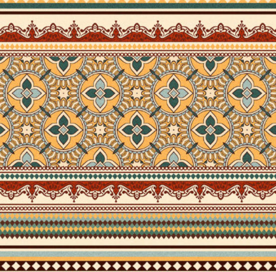 Wallex Carpet Moroccan CP-23 B (border) tile face (from the Ceramic Centre catalogue)