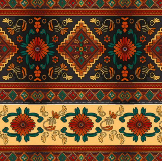 Wallex Carpet Moroccan CP-24 B (border) tile face (from the Ceramic Centre catalogue)
