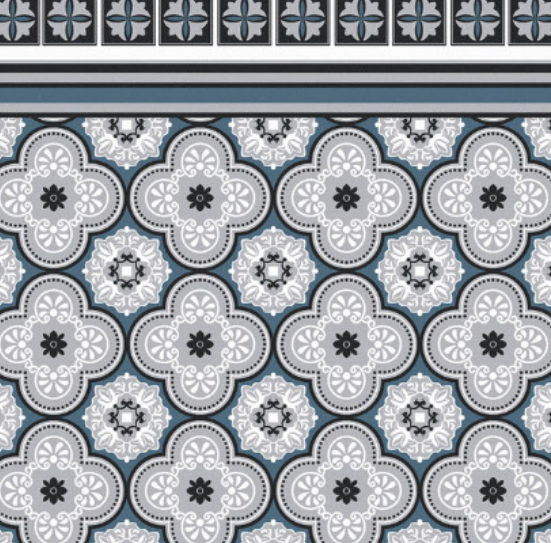 Wallex Carpet Moroccan CP-29 B (border) tile face (from the Ceramic Centre catalogue)
