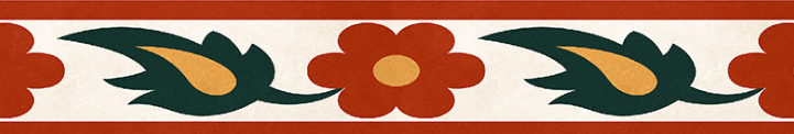Homepro Grace Quatrefoil skirting tile face (from the Home Centre catalogue)