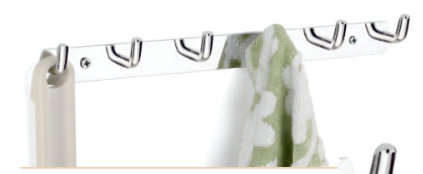 Raahi Round Hook 6 Hooks C.p./colour (from the Rahi catalogue)
