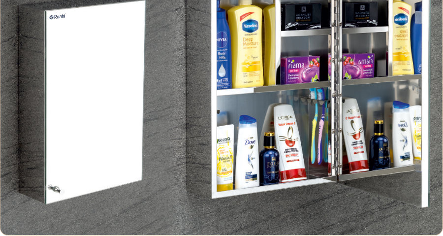 Raahi Mirror Cabinet Single Door 16×24" (from the Rahi catalogue)