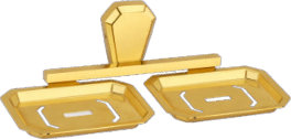 Raahi Apex Gold Double Soap Dish