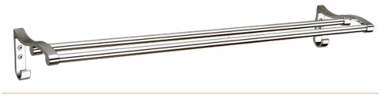Raahi Double Towel Rod With Hook