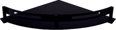 Raahi S.S. Corner Capsule Black Coated 9×9" (from the Rahi catalogue)