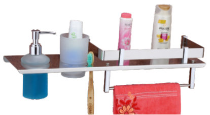 Raahi Shelf With Liquid And Tumbler 18×5"
