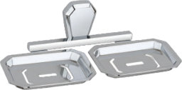 Raahi Apex C.P. Double Soap Dish