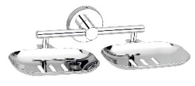 Raahi Round Double Soap Dish