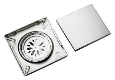 Raahi Tile Insert Floor Drain With Bowl 5×5"