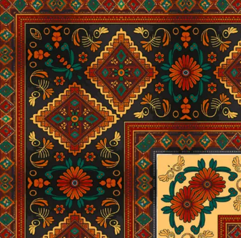 Wallex Carpet Moroccan CP-24 A (corner)